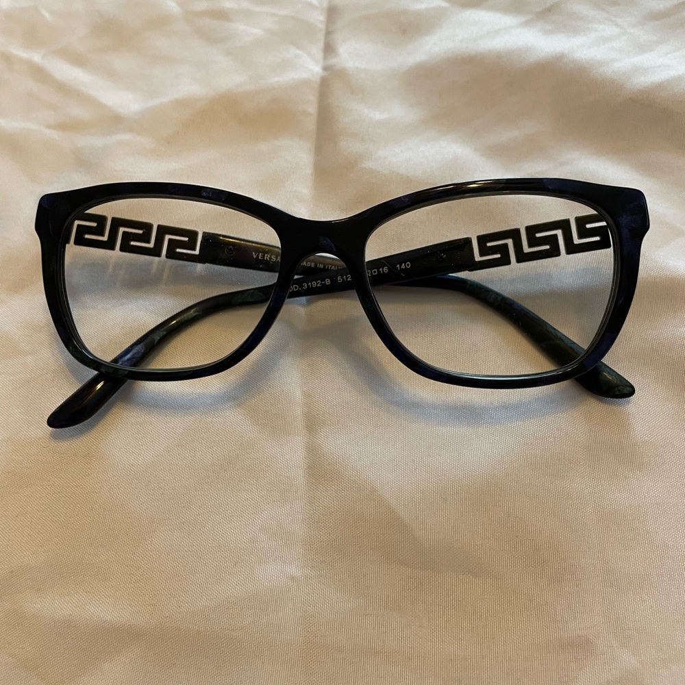 Versace Women's Glasses with Black Frame